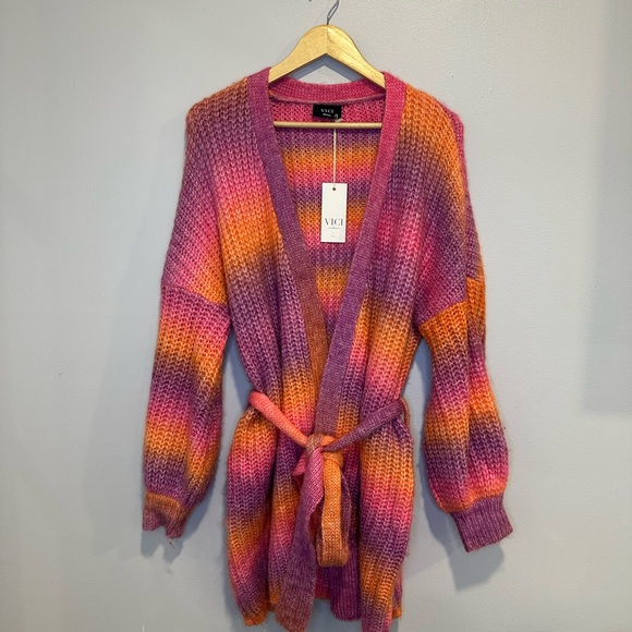 VICI Exclusive x FATE Multi-Color Cardigan - Picture 2 of 13